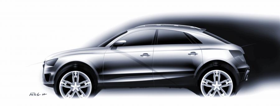 Эскиз Audi Cross Coupe Quattro Concept 2007 года  (фото 14 из 49)